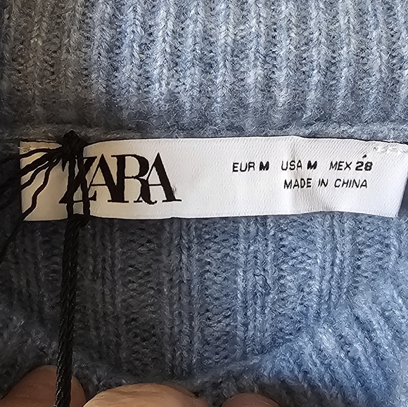 NWT Zara Cropped Turtle Neck Sweater - Picture 6 of 6